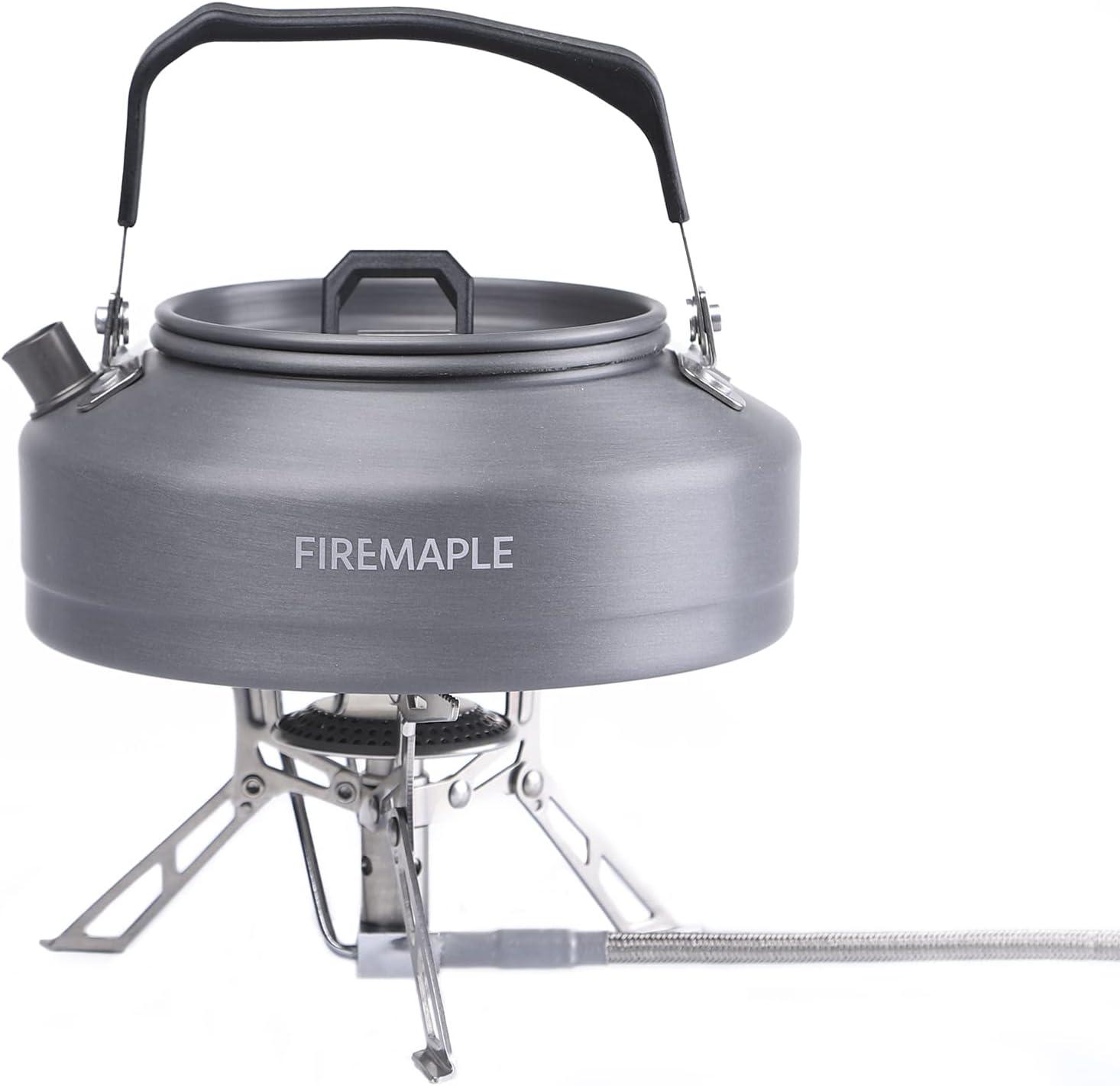 imageFire Maple FMS118 Camping and Backpacking Stove Portable Foldable Gas Burner with preheat tube Ideal for Backpacking Hiking Camping Emergency use