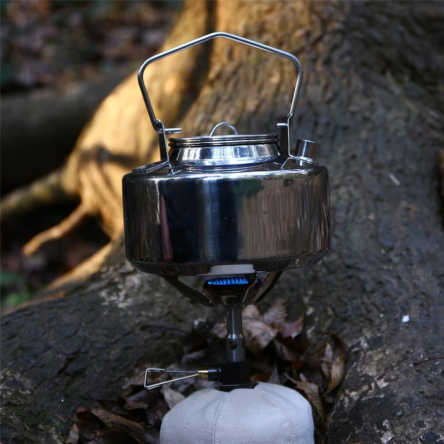 imageFire Maple Polaris Pressure Regulator Stove Portable Camping Backpacking Stove Lightweight Durable Camp Cooking Stuff Wind Resistent Jet Burner Perfect Boiling Performance in Cold Weather Upright Version