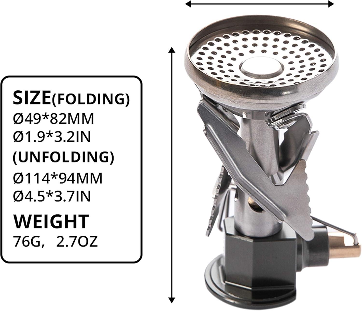 imageFire Maple Polaris Pressure Regulator Stove Portable Camping Backpacking Stove Lightweight Durable Camp Cooking Stuff Wind Resistent Jet Burner Perfect Boiling Performance in Cold Weather Upright Version