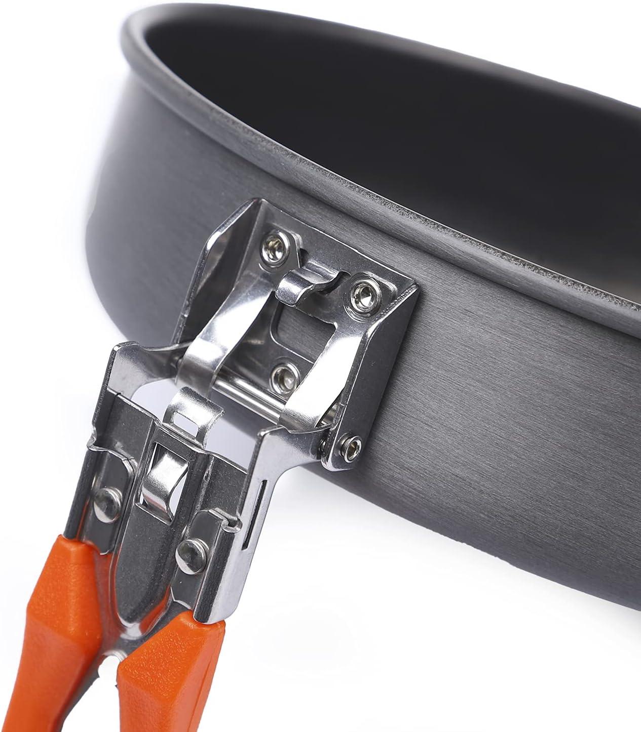 imageFireMaple 76 Inch Camping Frying Pan wNonstick Coating Durable Lightweight Camping Skillet for Cooking Egg Steak Outdoor Kitchen Equipment Gear Portable Backpacking Cooking Pan