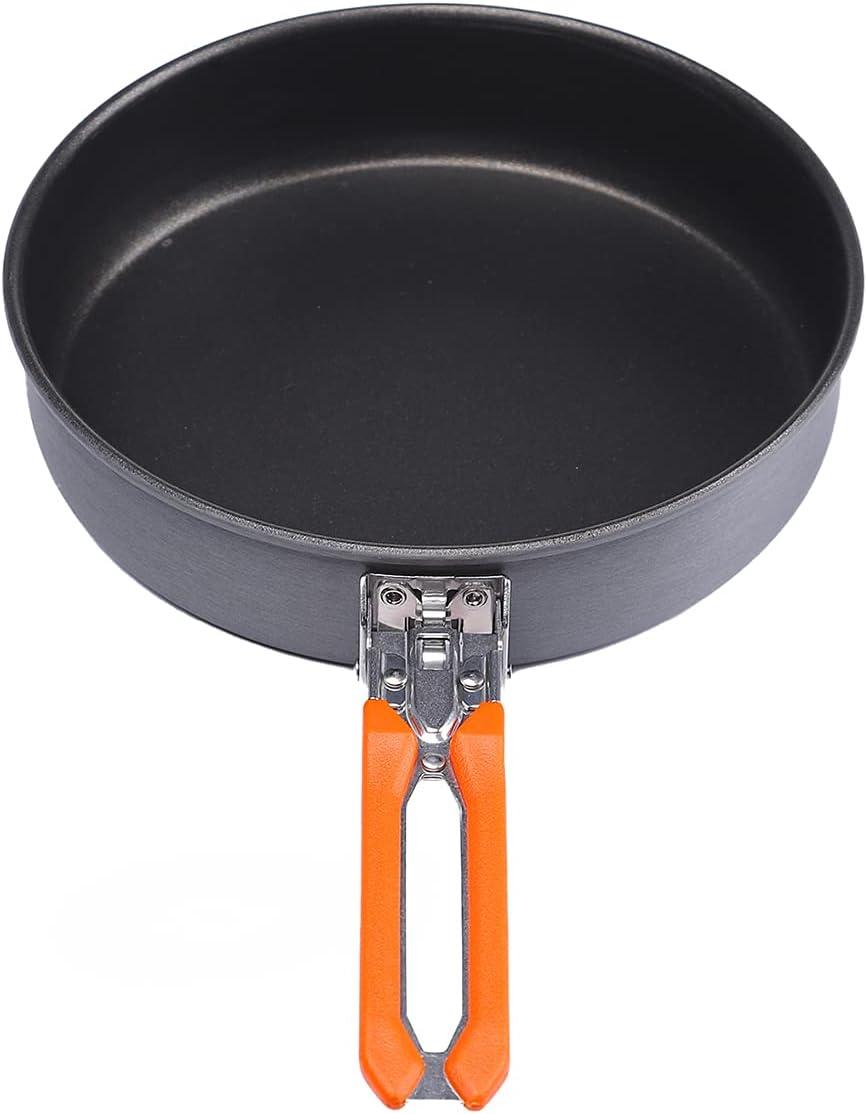 imageFireMaple 76 Inch Camping Frying Pan wNonstick Coating Durable Lightweight Camping Skillet for Cooking Egg Steak Outdoor Kitchen Equipment Gear Portable Backpacking Cooking Pan
