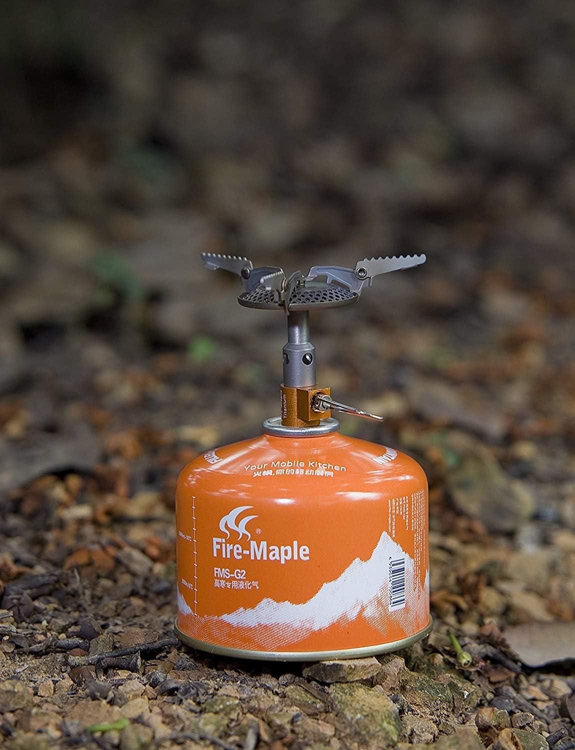 imageFireMaple FMS300T Portable Stove Ultra Light Hiking Stove Titanium for Backpacking Camping Outdoor ISPO Design Award Gold Winner116T