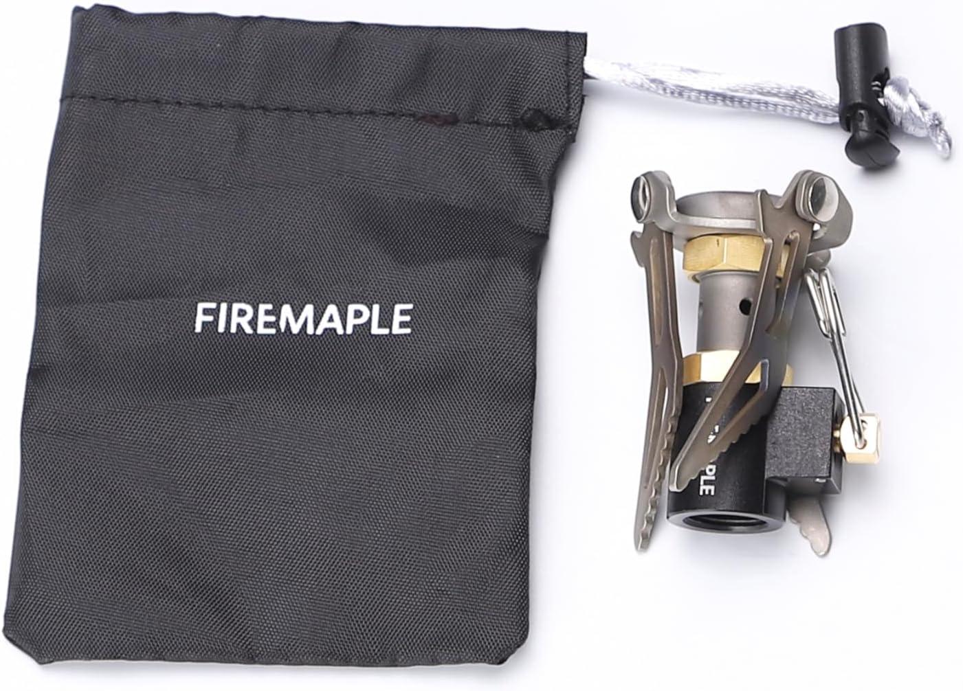 imageFireMaple FMS300T Portable Stove Ultra Light Hiking Stove Titanium for Backpacking Camping Outdoor ISPO Design Award Gold Winner300T Black