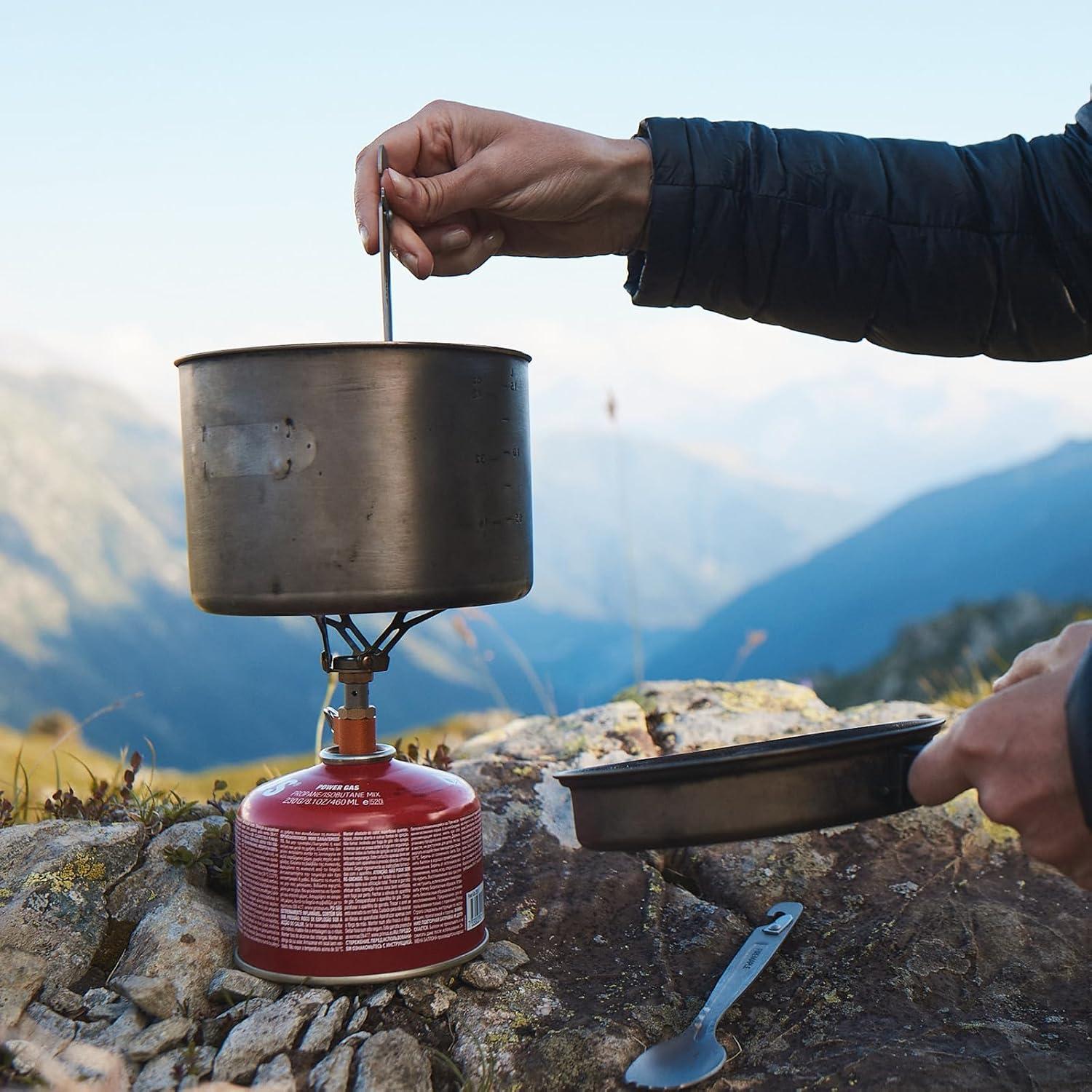 imageFireMaple FMS300T Portable Stove Ultra Light Hiking Stove Titanium for Backpacking Camping Outdoor ISPO Design Award Gold Winner300T Orange