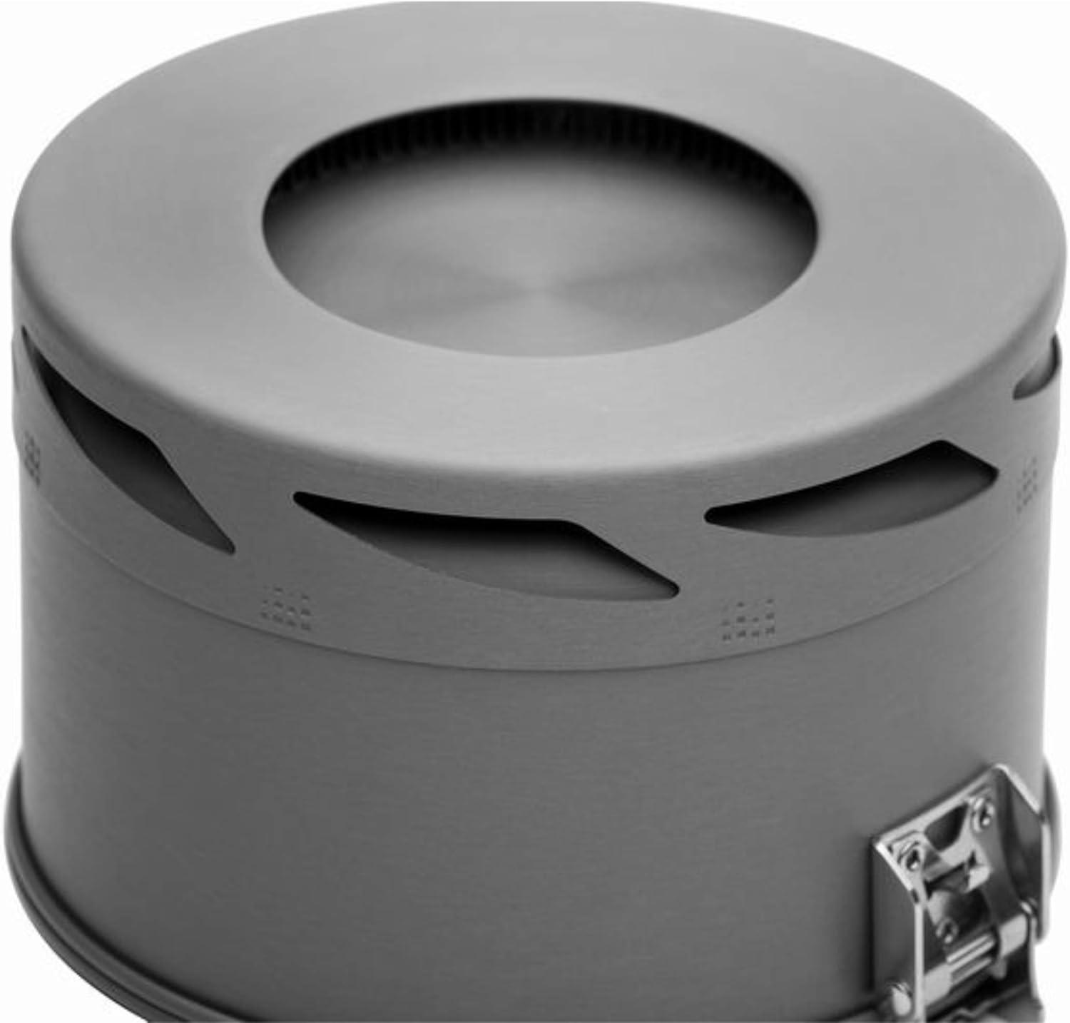 imageFireMaple Feast 15L Camping Gear Pot FMCK2 Easy to Clean Hard Anodized Aluminum and Stainless Steel Backpacking Pot Cookware Set and Mess Kit Camping Essentials ampamp Accessories