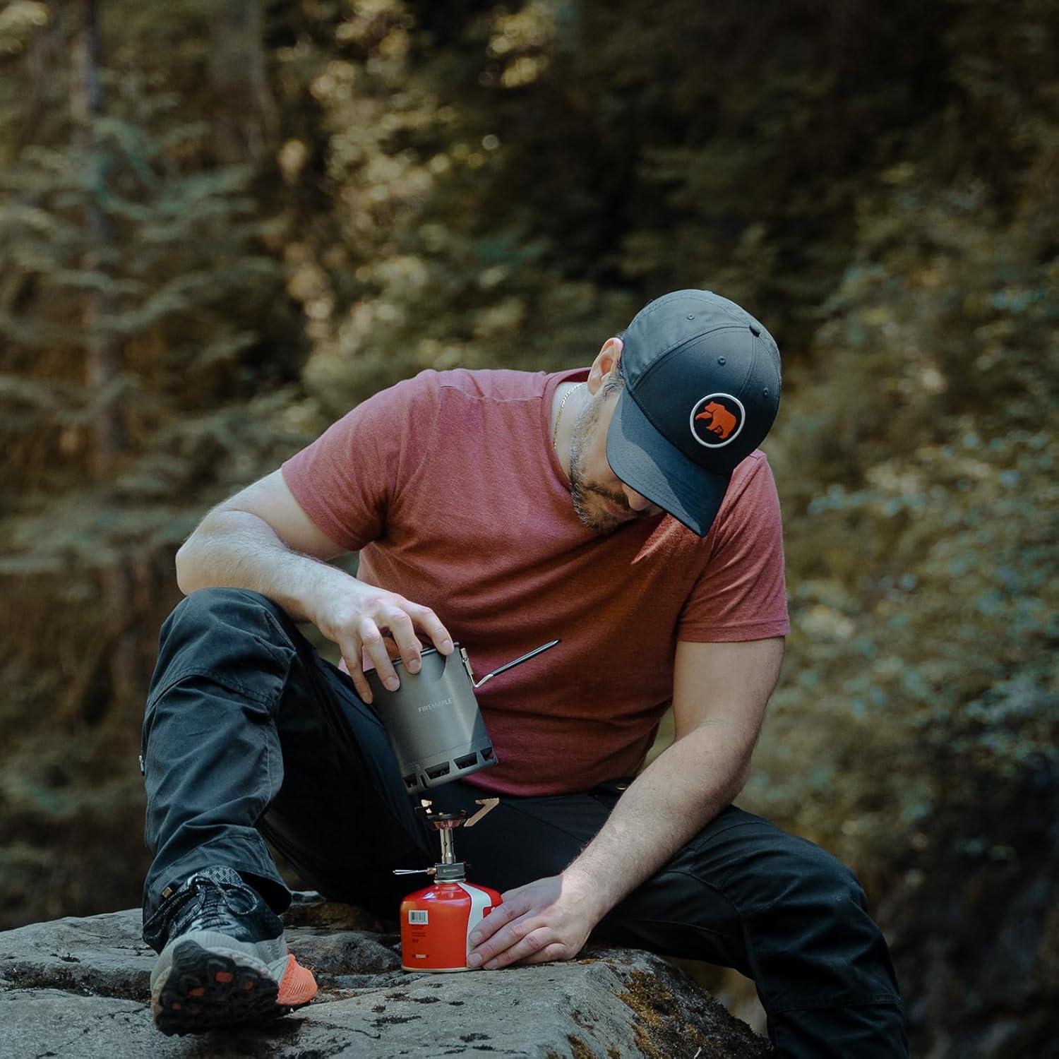 imageFireMaple Petrel Ultralight Pot High Efficiency Aluminum Camping and Backpacking Pot with HeatProof Handle Portable and CompactG3