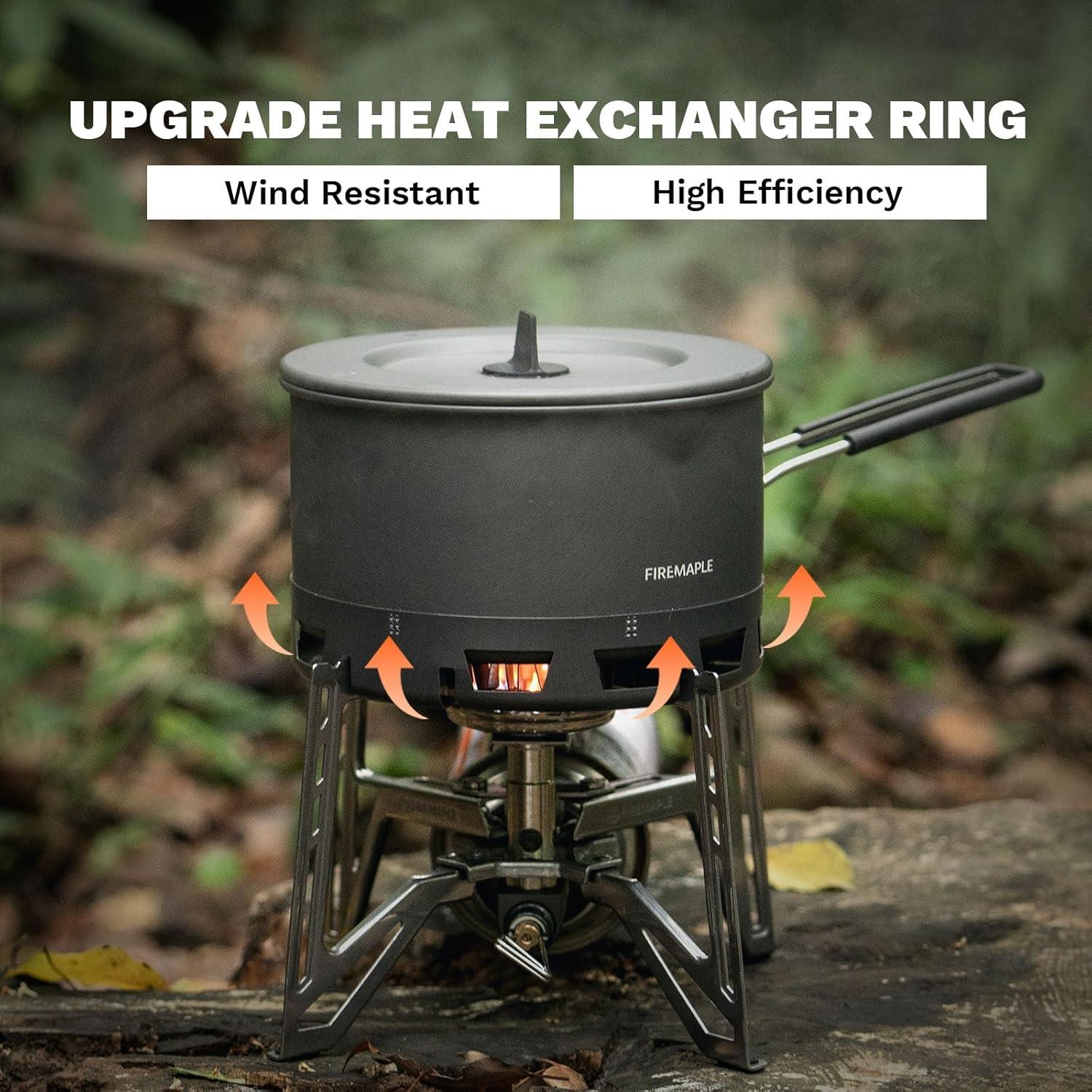 imageFireMaple Petrel Ultralight Pot High Efficiency Aluminum Camping and Backpacking Pot with HeatProof Handle Portable and CompactPetrel Ramen Pot