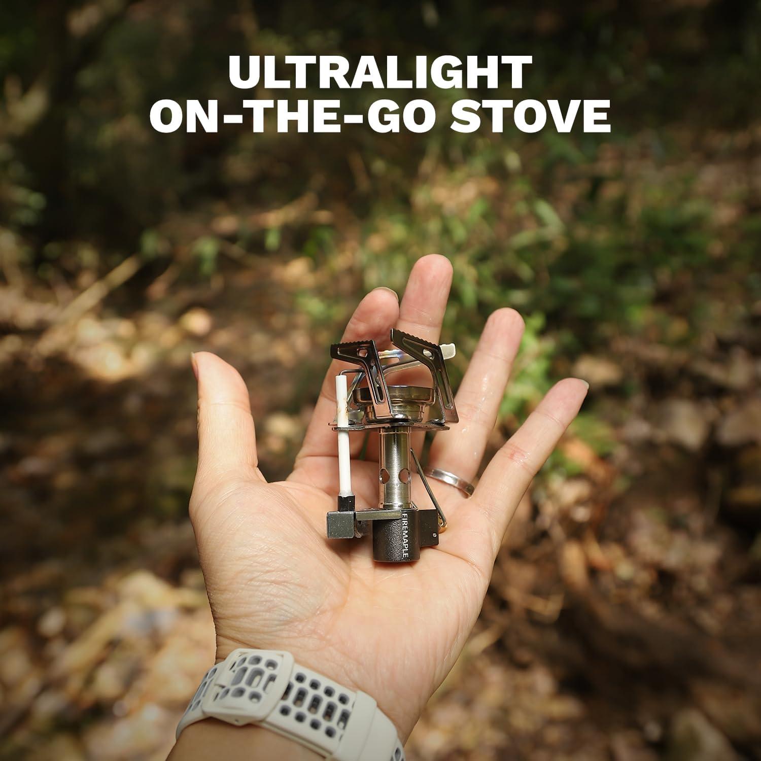 imageFireMaple Torch Gas Stove Ultralight Backpacking Camping Stove Builtin Piezo Ignition Stainless Steel ampamp Aluminum Alloy Compact ampamp Portable Ideal for Hiking ampamp Outdoor CookingTorch Gas Stove