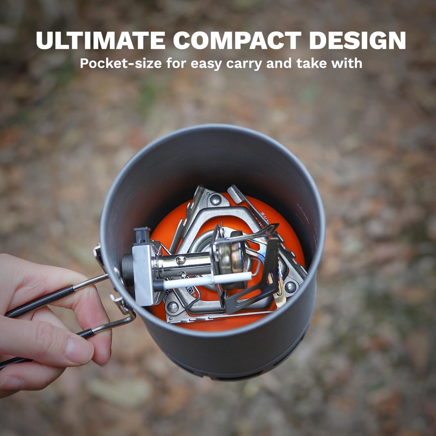 imageFireMaple Torch Gas Stove Ultralight Backpacking Camping Stove Builtin Piezo Ignition Stainless Steel ampamp Aluminum Alloy Compact ampamp Portable Ideal for Hiking ampamp Outdoor CookingTorch Gas Stove