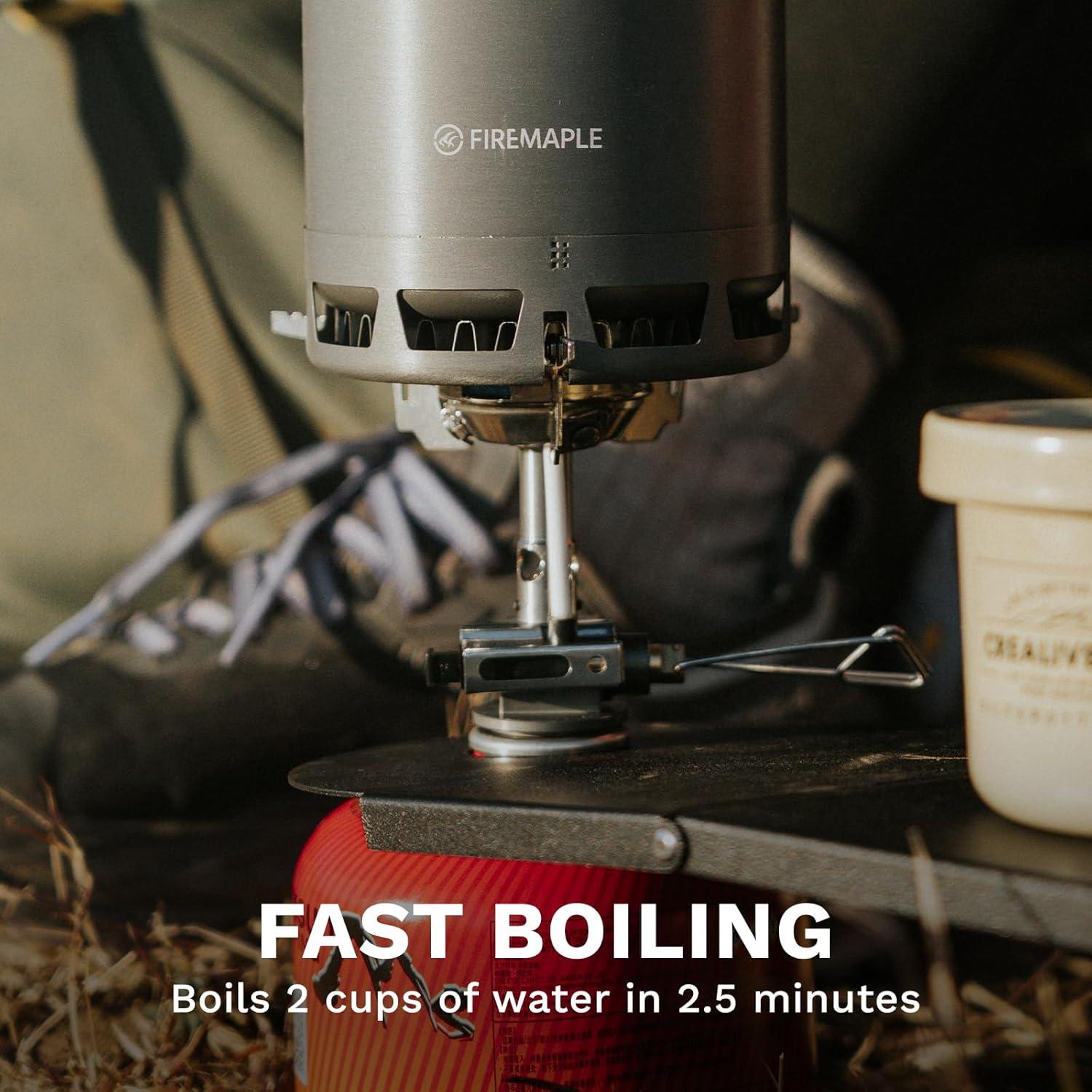 imageFireMaple Torch Gas Stove Ultralight Backpacking Camping Stove Builtin Piezo Ignition Stainless Steel ampamp Aluminum Alloy Compact ampamp Portable Ideal for Hiking ampamp Outdoor Cookinggreenpeak2