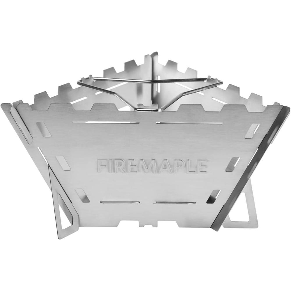 imageFire Maple Maverick Wood Stove Portable Durable Stainless Steel Campfire Stove Ideal for Camping Backpacking Hiking Trips Triangle VersionTriangle Version