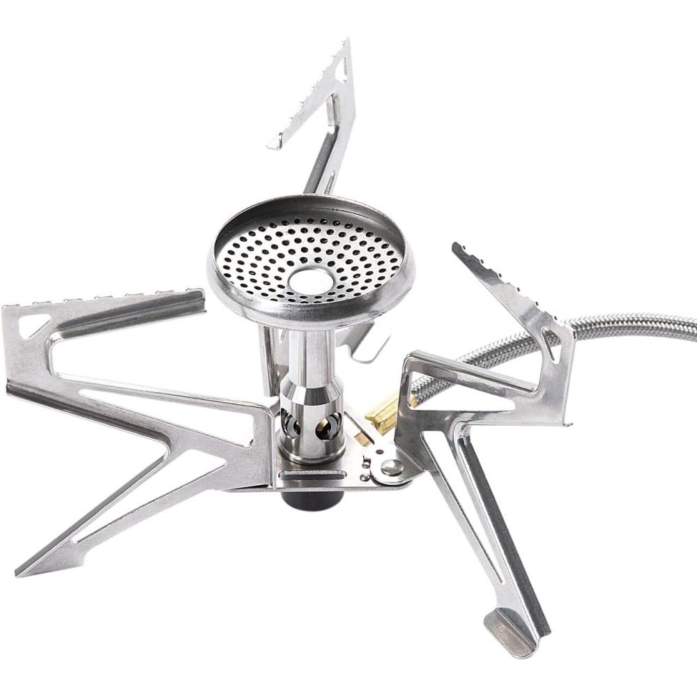 imageFire Maple Polaris Pressure Regulator Stove Portable Camping Backpacking Stove Lightweight Durable Camp Cooking Stuff Wind Resistent Jet Burner Perfect Boiling Performance in Cold Weather Remote Version