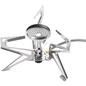 Fire Maple Polaris Pressure Regulator Stove | Portable Camping Backpacking Stove | Lightweight Durable Camp Cooking Stuff | Wind Resistent Jet Burner | Perfect Boiling Performance in Cold Weather |(Remote Version)