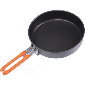 Fire-Maple 7.6 Inch Camping Frying Pan w/Nonstick Coating | Durable Lightweight Camping Skillet for Cooking Egg Steak | Outdoor Kitchen Equipment Gear | Portable Backpacking Cooking Pan