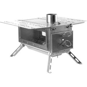 Fire-Maple Antarcti Tabletop Stove, Outdoor Wood Burning Stove, Portable with Chimney Pipe for Cooking and Camping