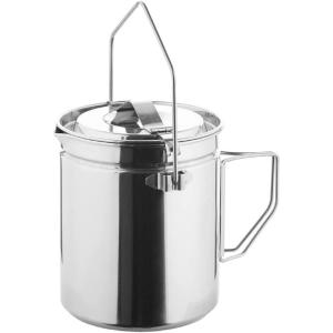 Firemaple Antarcti Stainless Steel Pot – Food Grade SUS304 Camping Pot with Steaming Function – Lightweight and Durable for Outdoor Cooking(1.2L)