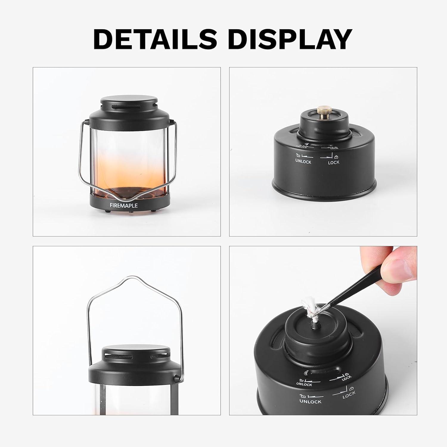 imageFireMaple Aurora Kerosene Lamp Portable Vintage Camping Lamp with Adjustable Flame 83oz236g for Bushcraft Emergency ampamp Outdoor Lighting