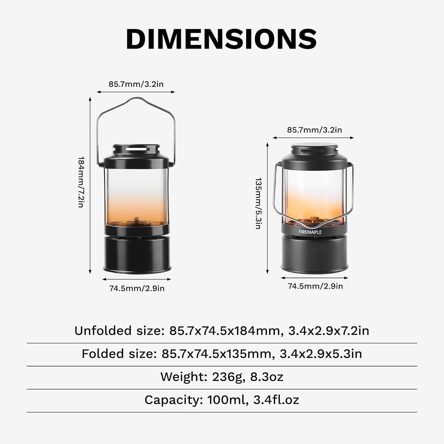 imageFireMaple Aurora Kerosene Lamp Portable Vintage Camping Lamp with Adjustable Flame 83oz236g for Bushcraft Emergency ampamp Outdoor Lighting