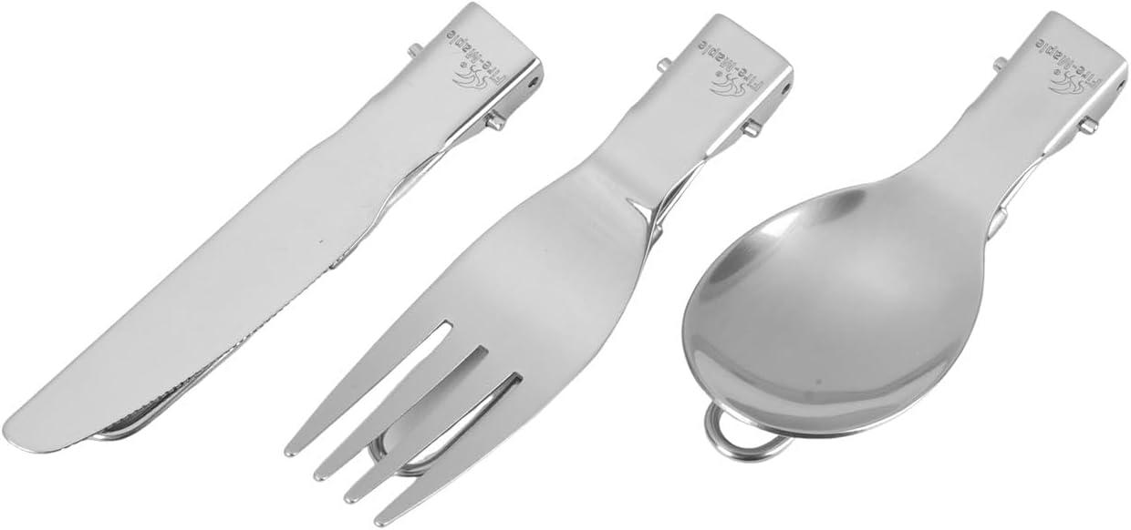 imageFireMaple FMT803 Stainless Steel Cutlery Set for Camping Backpacking and Travel