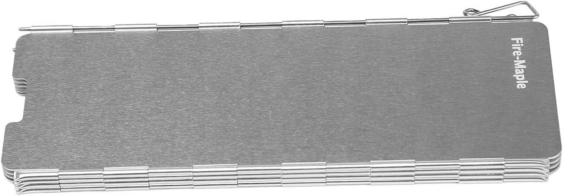 imageFireMaple FMW508 Foldable Camping Stove Windshield Gas Stove Windscreen 8 Plates for Camping Picnic Backpacking Cooking