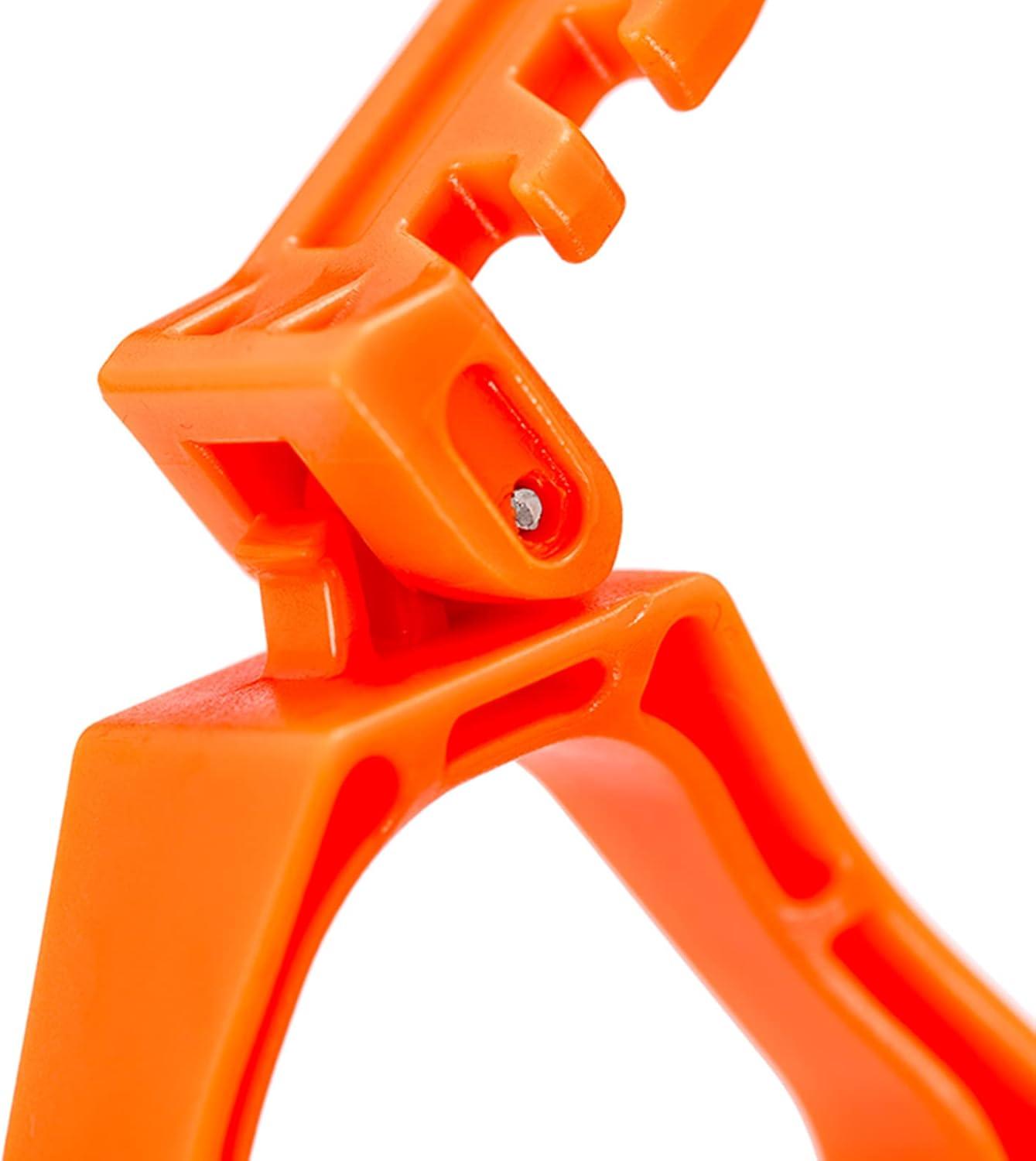 imageFireMaple Foldable Fuel Canister Stand Tripod Support Bracket for Camping Stove and Outdoor CookingOrange