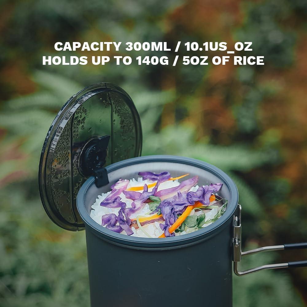 imageFireMaple Petrel Outdoor Rice Cooker 58g 300ml Capacity Compactible with G3 pot and Quickboil Pro System