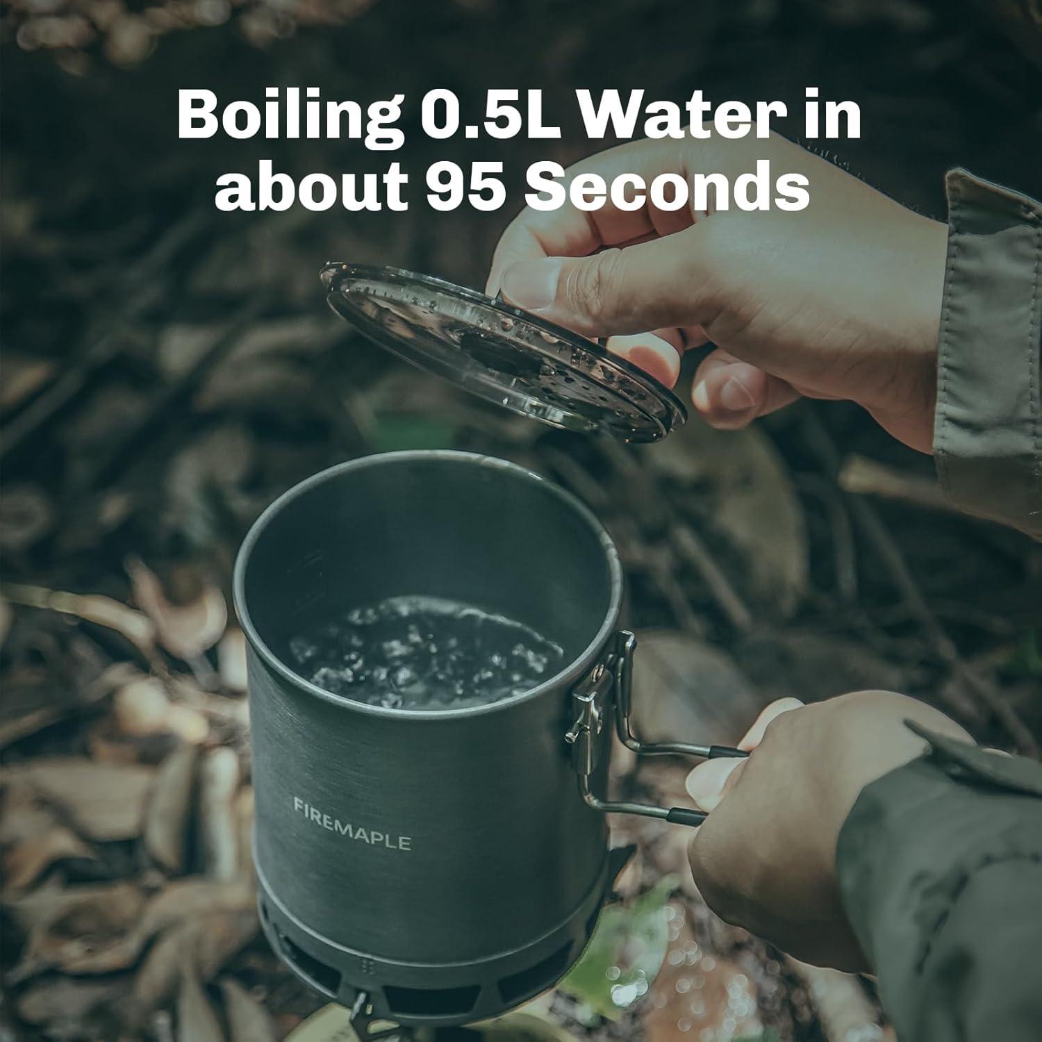 imageFireMaple Petrel Ultralight Cooking System Compact ampamp FastBoiling Backpacking Stove SetFMCG3