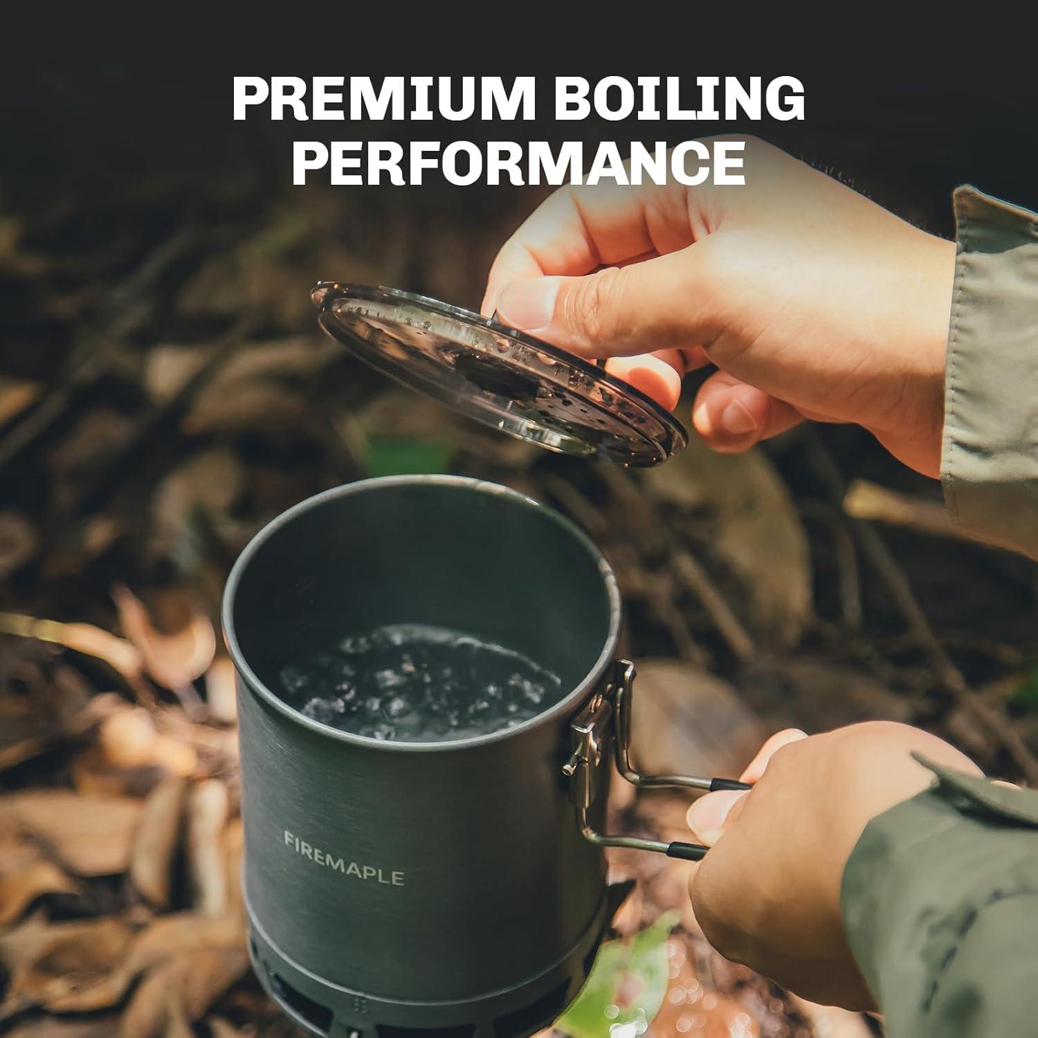 imageFireMaple Petrel Ultralight Cooking System Compact ampamp FastBoiling Backpacking Stove SetPETREL SYSTEM wGreenpeak