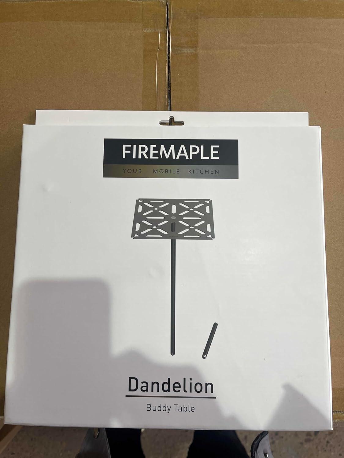 imageFireMaple Portable Tripod Stand Camping Table Lightweight Aluminium Alloy ampamp Stainless Steel Detachable Feet Adjustable Height Compact Design