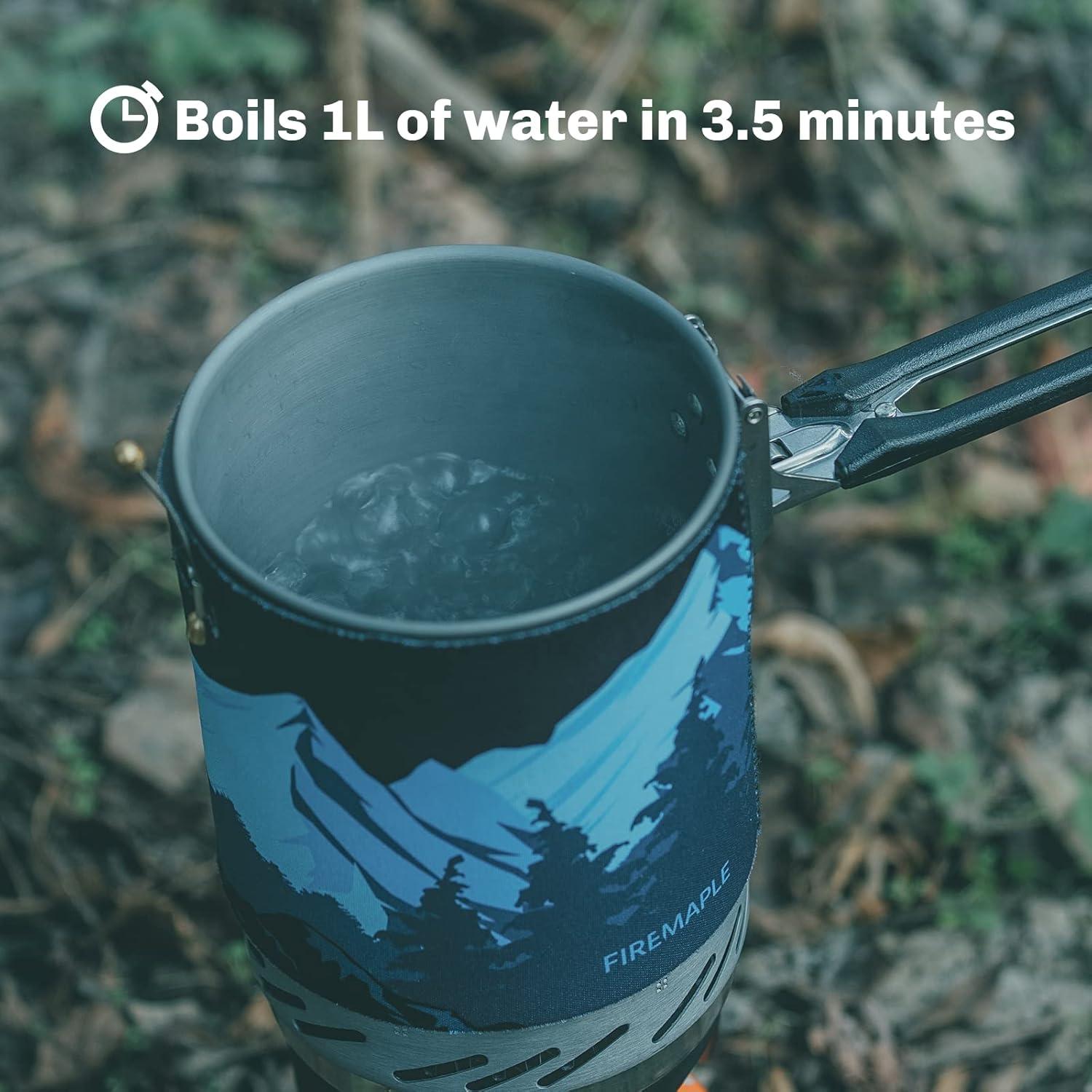 imageFireMaple Star X2 Pro Backpacking and Camping StoveFast Boiling Compact and Efficient Camp Cooking Gear for Hiking Trekking Fishing and Outdoor AdventuresBlack