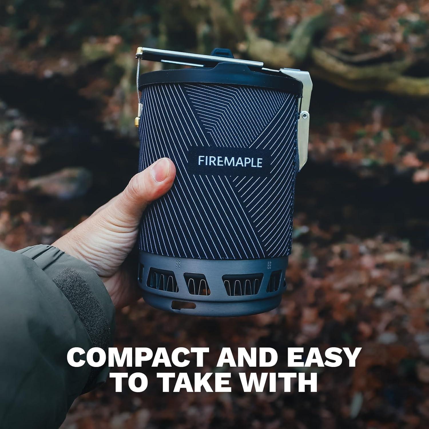 imageFireMaple Star X2 Pro Backpacking and Camping StoveFast Boiling Compact and Efficient Camp Cooking Gear for Hiking Trekking Fishing and Outdoor AdventuresDark black