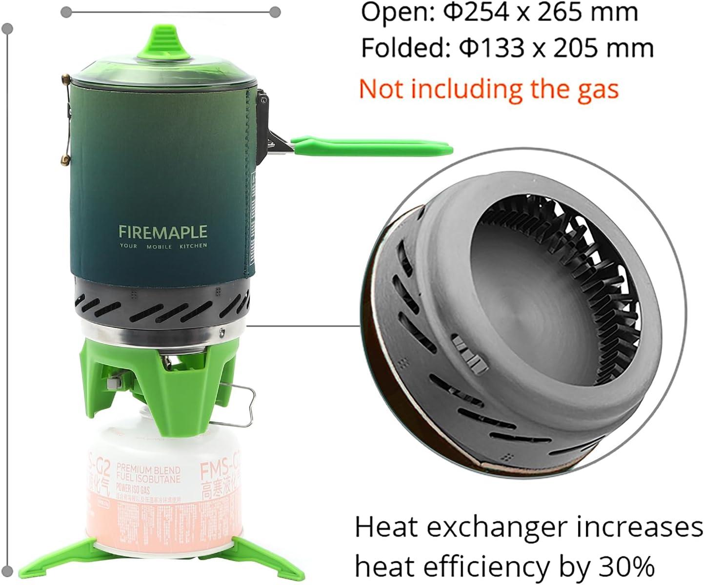 imageFireMaple Star X2 Pro Backpacking and Camping StoveFast Boiling Compact and Efficient Camp Cooking Gear for Hiking Trekking Fishing and Outdoor AdventuresGradient green