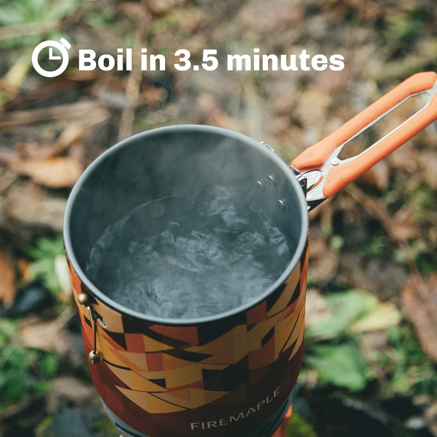 imageFireMaple Star X2 Pro Backpacking and Camping StoveFast Boiling Compact and Efficient Camp Cooking Gear for Hiking Trekking Fishing and Outdoor AdventuresRed