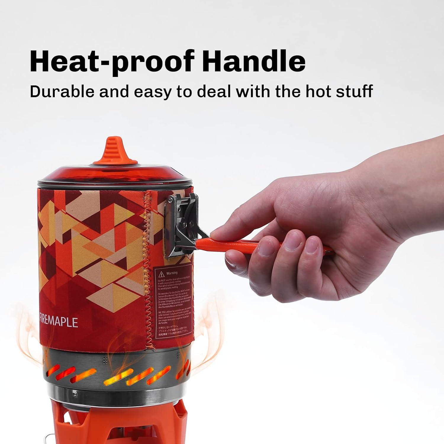 imageFireMaple Star X2 Pro Backpacking and Camping StoveFast Boiling Compact and Efficient Camp Cooking Gear for Hiking Trekking Fishing and Outdoor AdventuresRed