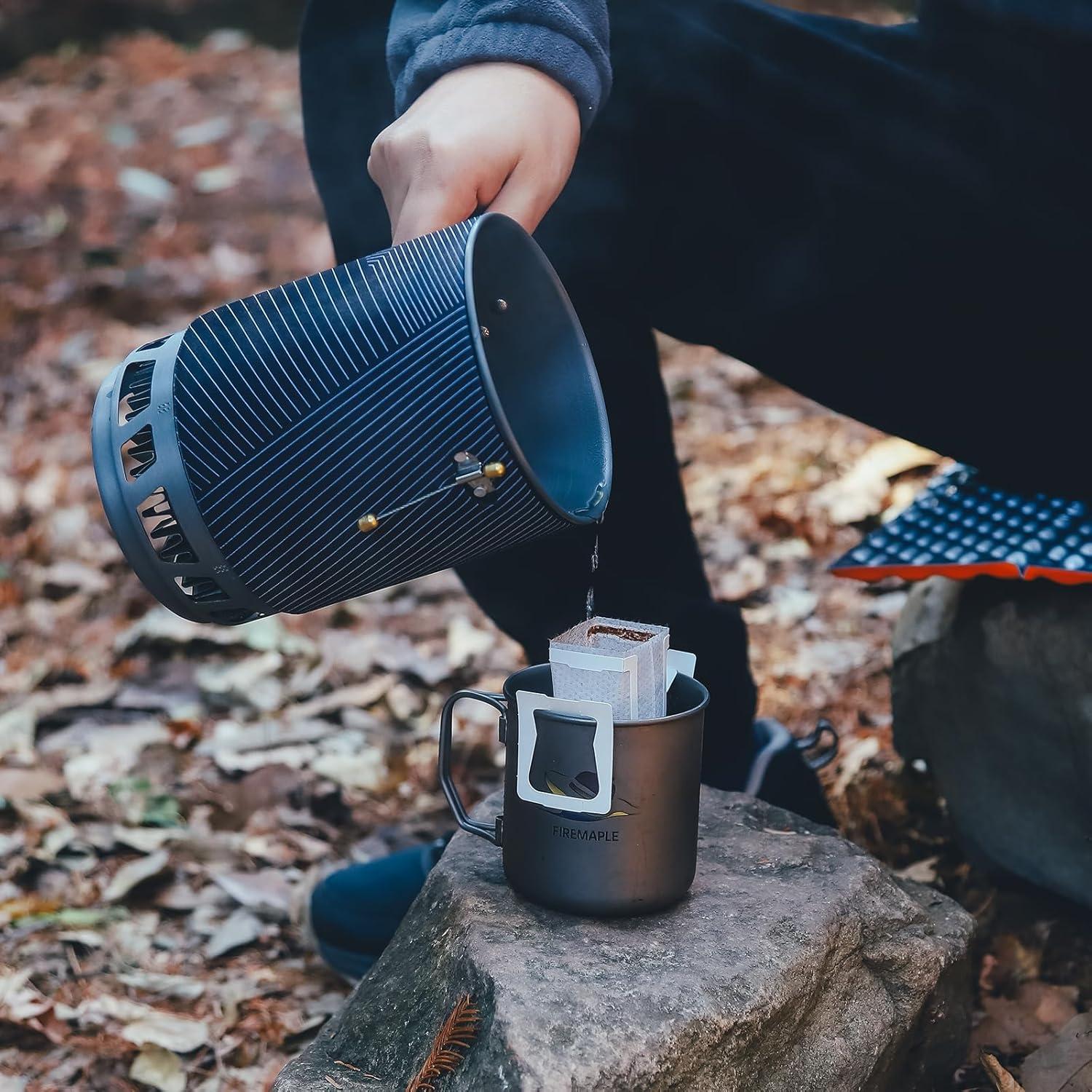 imageFireMaple Star X2 Pro Backpacking and Camping StoveFast Boiling Compact and Efficient Camp Cooking Gear for Hiking Trekking Fishing and Outdoor AdventuresDark black