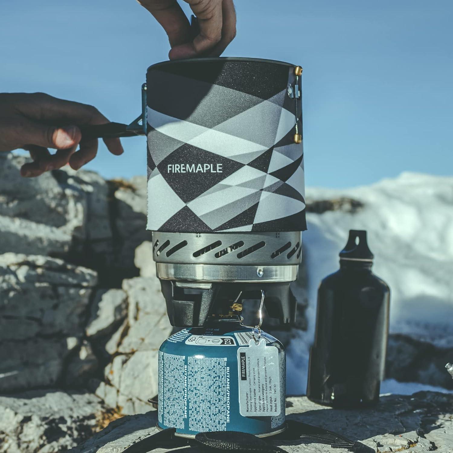 imageFireMaple Star X2 Pro Backpacking and Camping StoveFast Boiling Compact and Efficient Camp Cooking Gear for Hiking Trekking Fishing and Outdoor AdventuresBlack