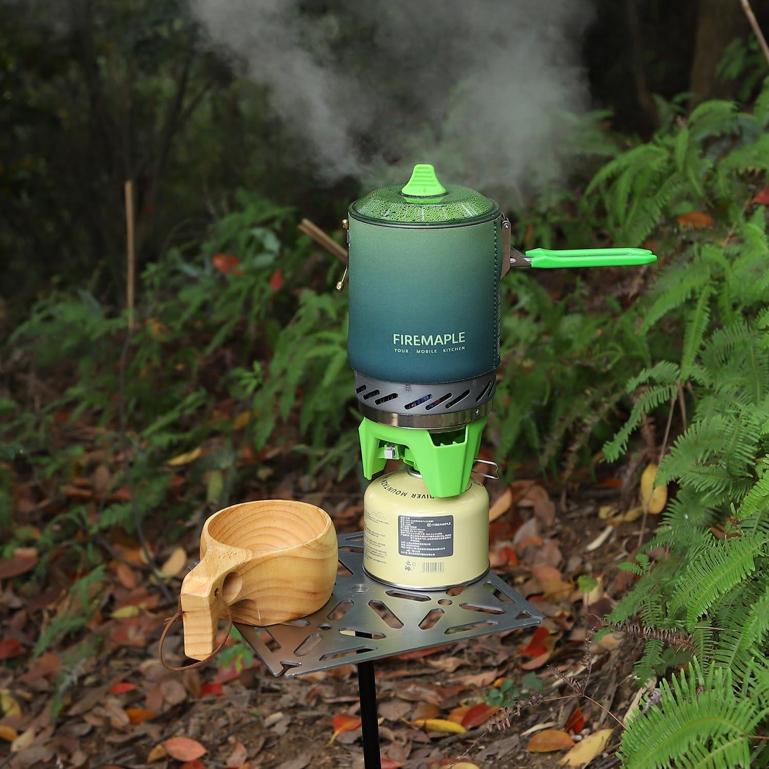 imageFireMaple Star X2 Pro Backpacking and Camping StoveFast Boiling Compact and Efficient Camp Cooking Gear for Hiking Trekking Fishing and Outdoor AdventuresGradient green