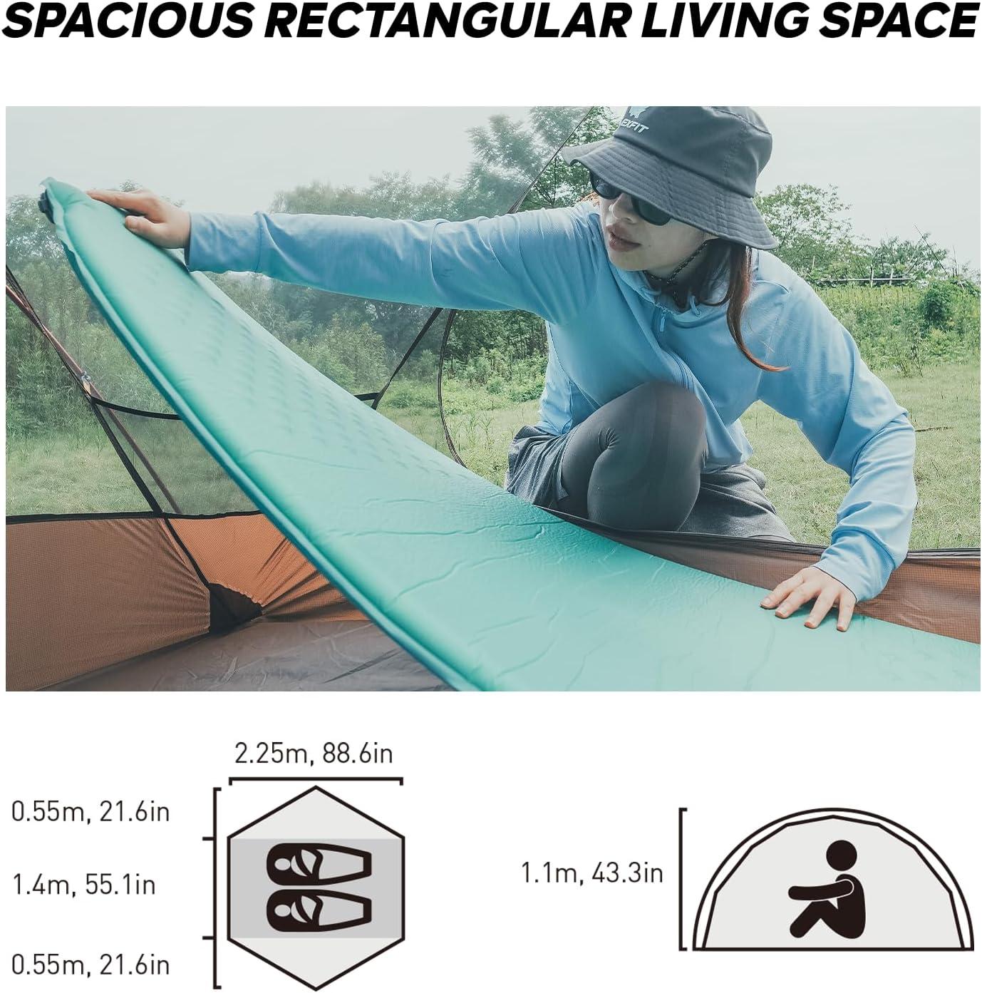 imageFireMaple Tropics Freestanding 2P Backpacking Tent Lightweight Waterproof 3Season Tent with Spacious Interior and Easy Setup Perfect for 2 Adults Camping Hiking and Outdoor Adventures