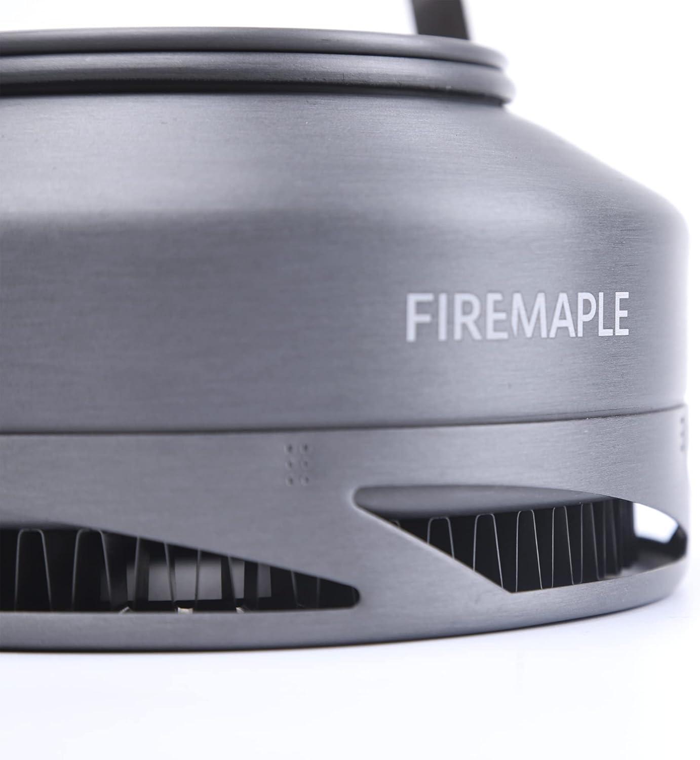 imageFireMaple XT1 08 Liter Camping Kettle Portable Lightweight Aluminum Teapot Heat Exchanger Pot