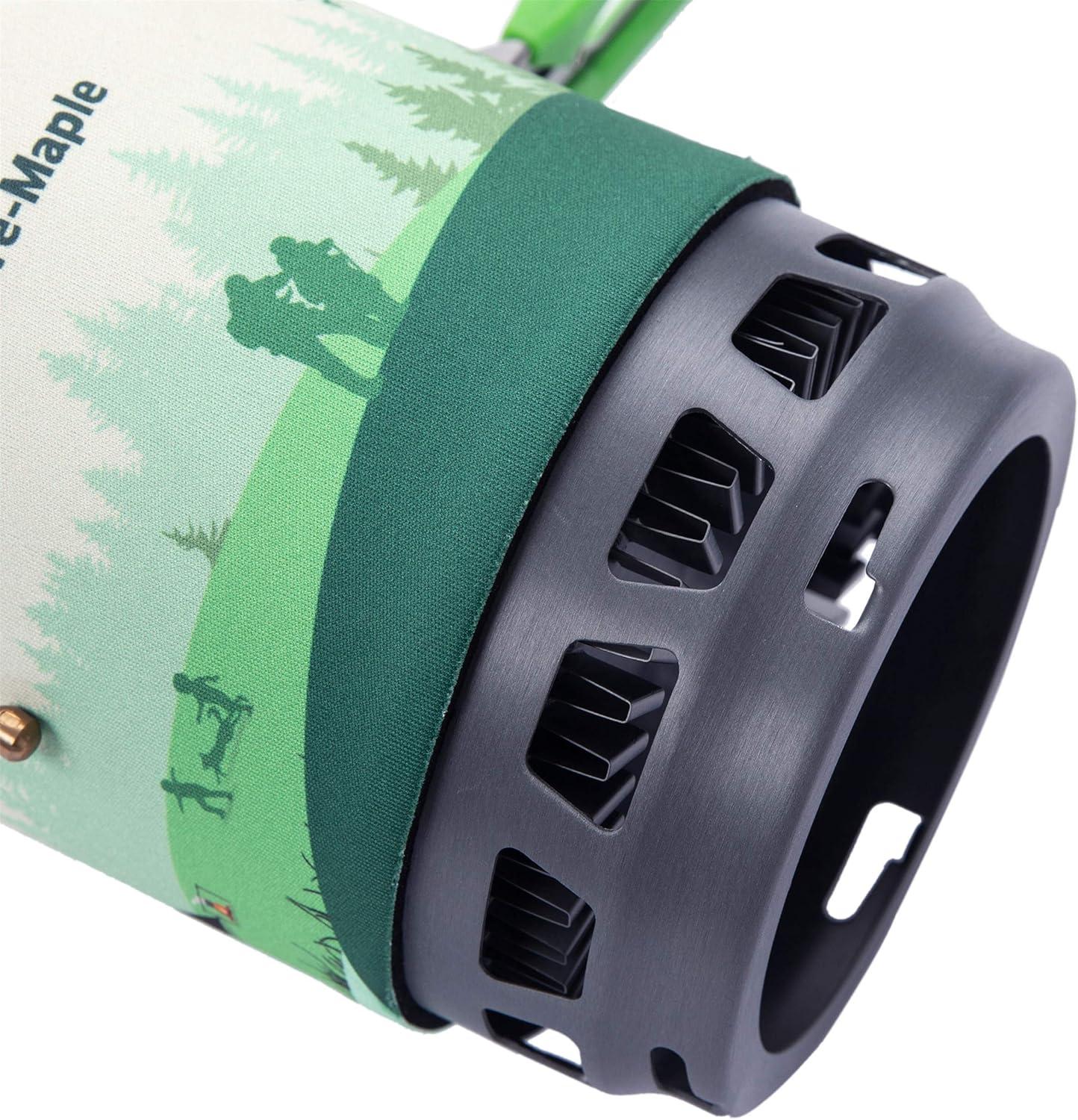 imageFireMaple quotFixed Star 1quot Personal Cooking System PotJet Burner Stove System with Electric Ignition Ideal for Hiking Camping Backpacking Fishing Hunting Trips and Emergency Use MultiGreen