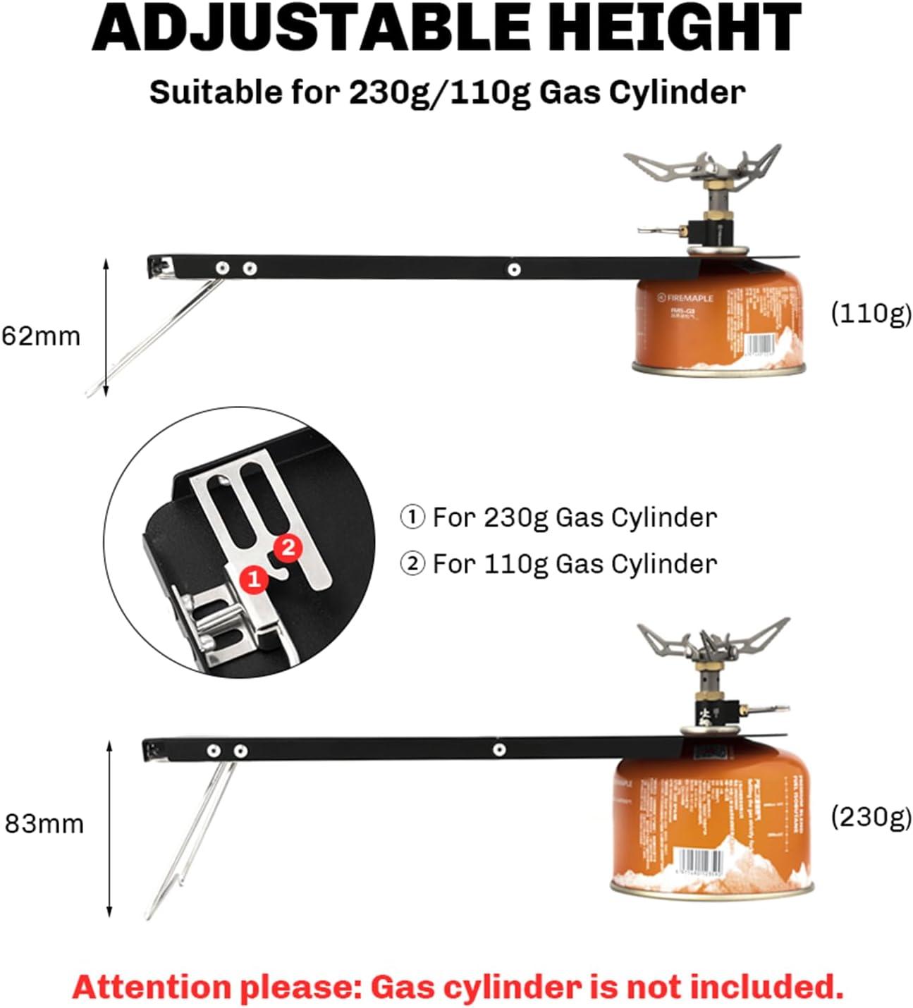 imageFiremaple Petrel Ultralight Folding Table Compact Aluminum Alloy Camp Table for Solo Outings Backpacking and Wild Camping Weighs Only 191gnot Include Canister