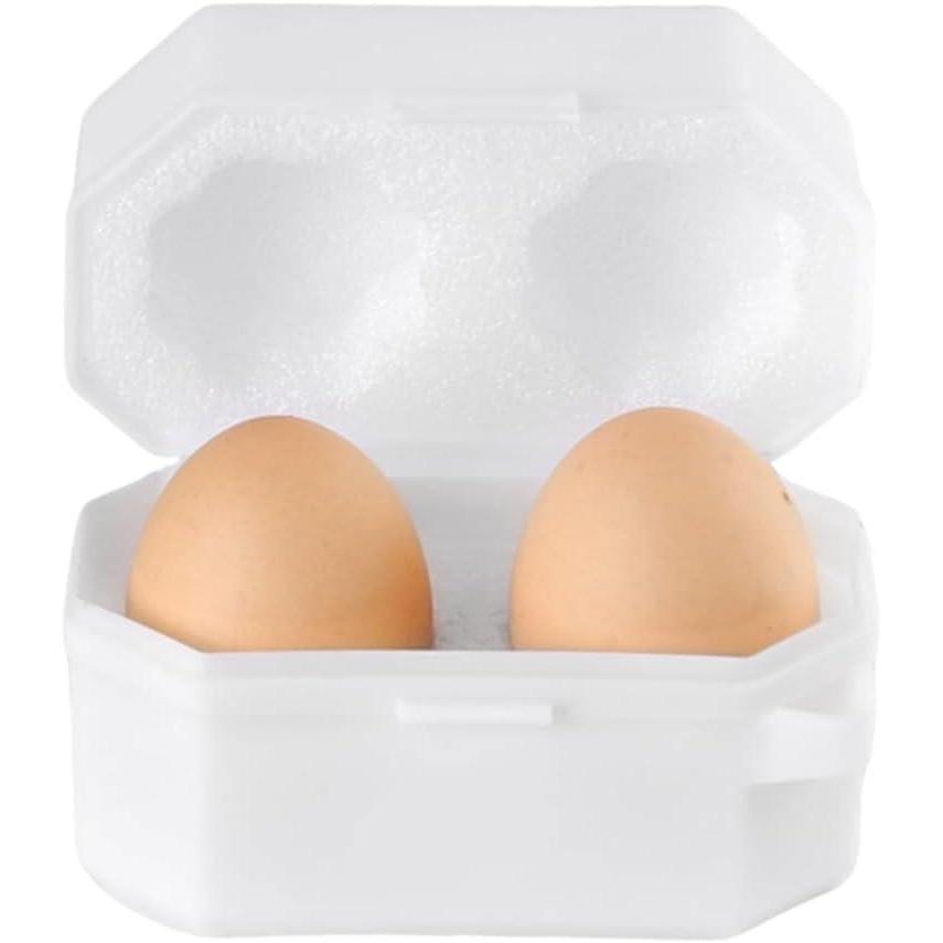 imageFireMaple Egg Holder for Hiking 45g UltraLight Dual Egg Case with Shockproof Design Durable PP Shell 42x3x26in for Camping ampamp Backpacking