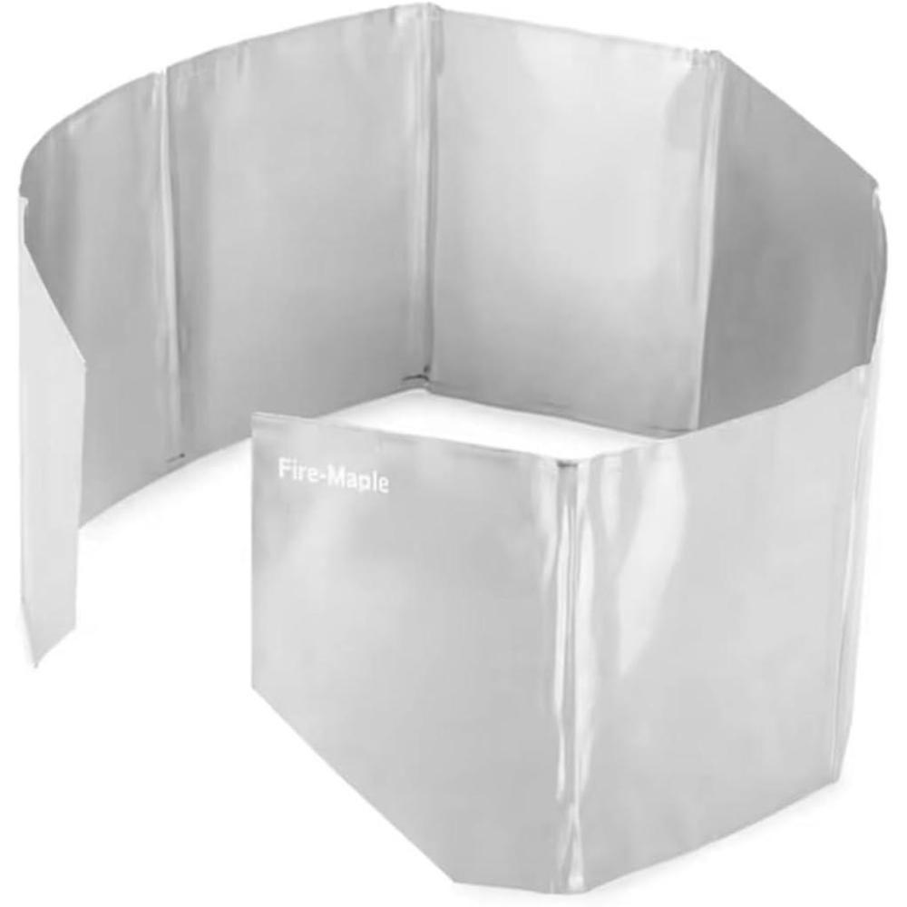 imageFireMaple FMW501 Wind Screen Foldable Camping Stove Windshield Gas Stove Windscreen for Camping Picnic Backpacking Cooking