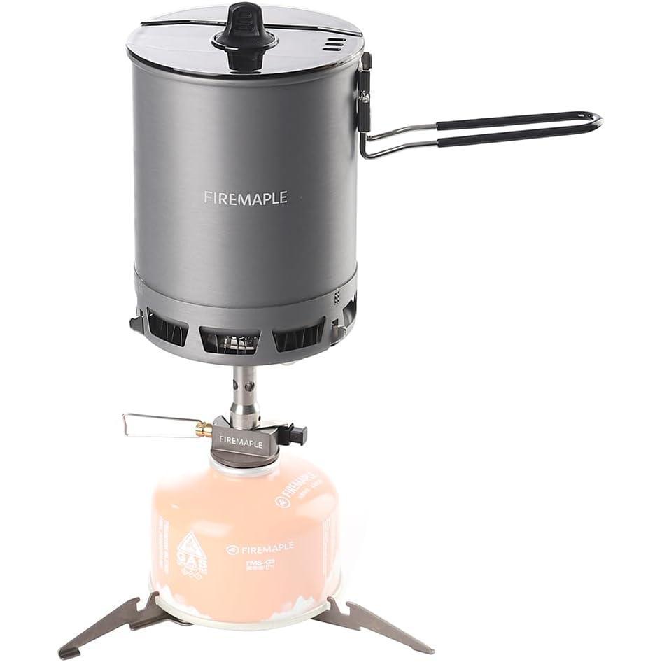 imageFireMaple Petrel Ultralight Cooking System Compact ampamp FastBoiling Backpacking Stove SetPETREL SYSTEM wGreenpeak