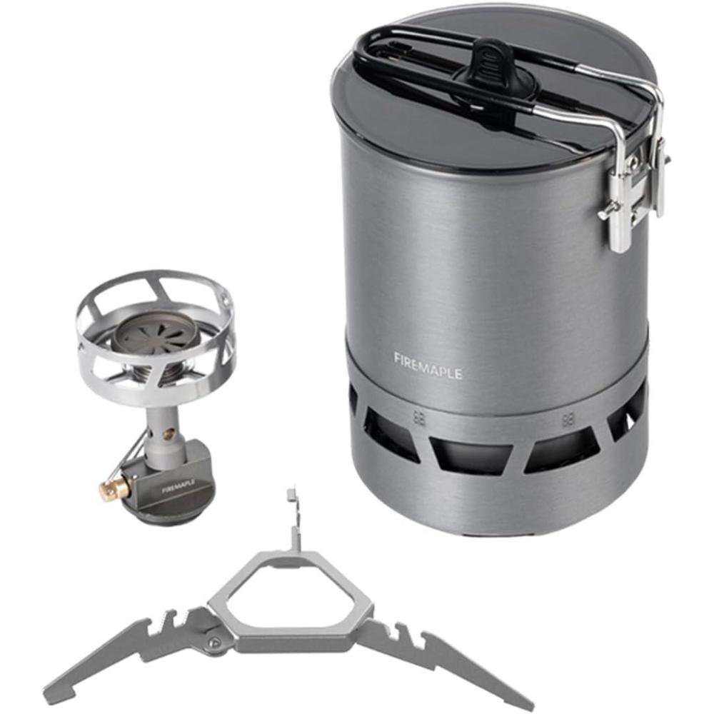imageFireMaple Petrel Ultralight Cooking System Compact ampamp FastBoiling Backpacking Stove SetPetrel Quickboil Pro System