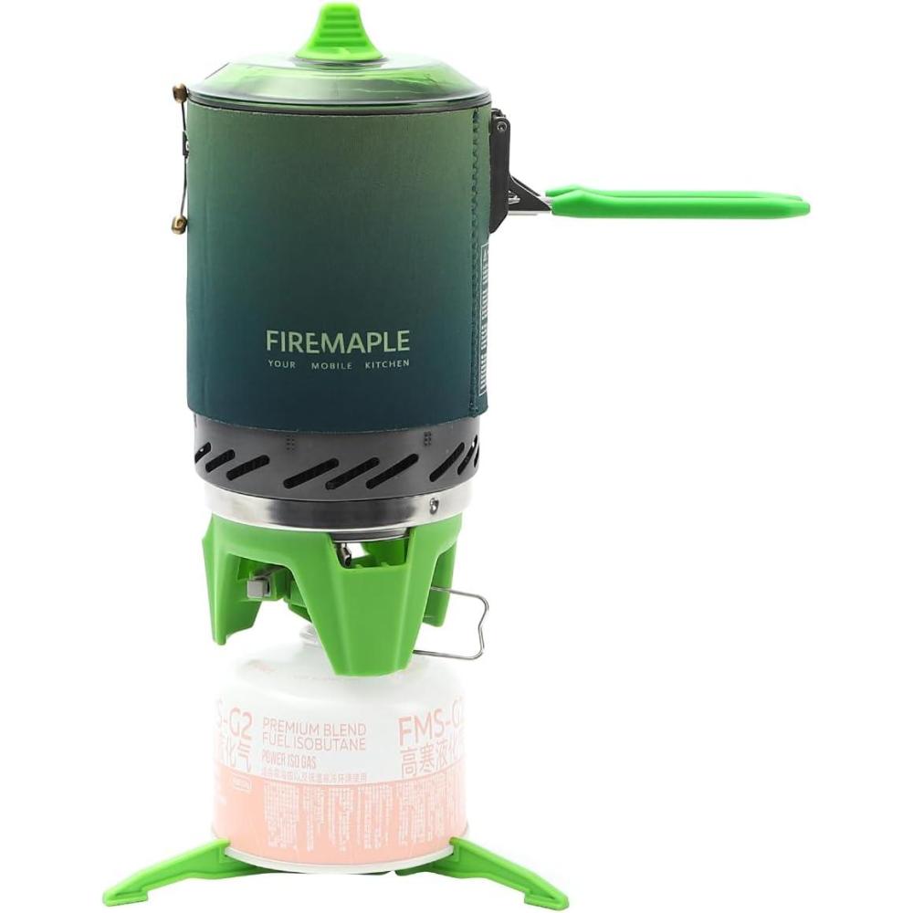 imageFireMaple Star X2 Pro Backpacking and Camping StoveFast Boiling Compact and Efficient Camp Cooking Gear for Hiking Trekking Fishing and Outdoor AdventuresGradient green