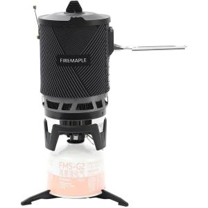 Fire-Maple Star X2 Pro Backpacking and Camping Stove-Fast Boiling, Compact and Efficient Camp Cooking Gear for Hiking, Trekking, Fishing, and Outdoor Adventures(Dark black)