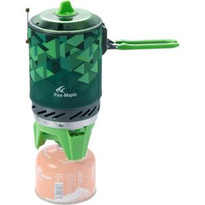Fire-Maple Star X2 Pro Backpacking and Camping Stove-Fast Boiling, Compact and Efficient Camp Cooking Gear for Hiking, Trekking, Fishing, and Outdoor Adventures(Green)