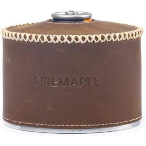 Fire-Maple Leather Fuel Canister Cover, Camping Stove Cans Protector