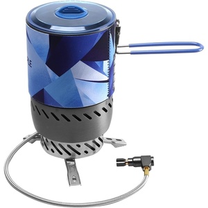 FireMaple Mars Radiant Stove System, Camping and Backpacking Stove, Windproof Cooking System with Pressure Regulator, Ideal for Camping Hiking,Trekking, Fishing and Emergency Use(Mars)